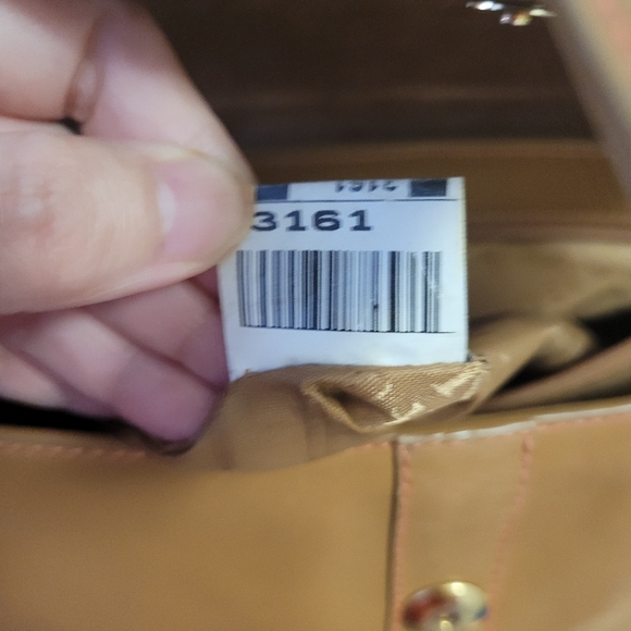 Furla shoulder leather bag tan colour with gold hardware - vintage - Picture 11 of 16